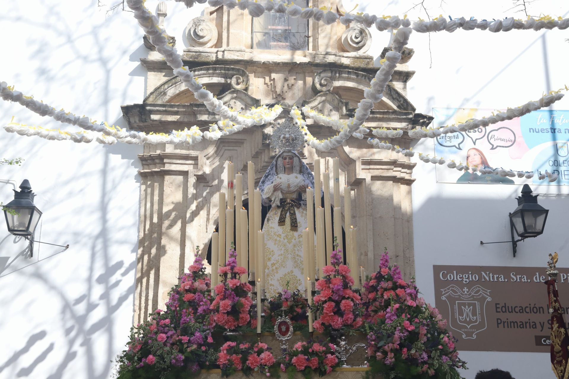 La tradicional procesión del colegio de la Piedad de Córdoba, en imágenes