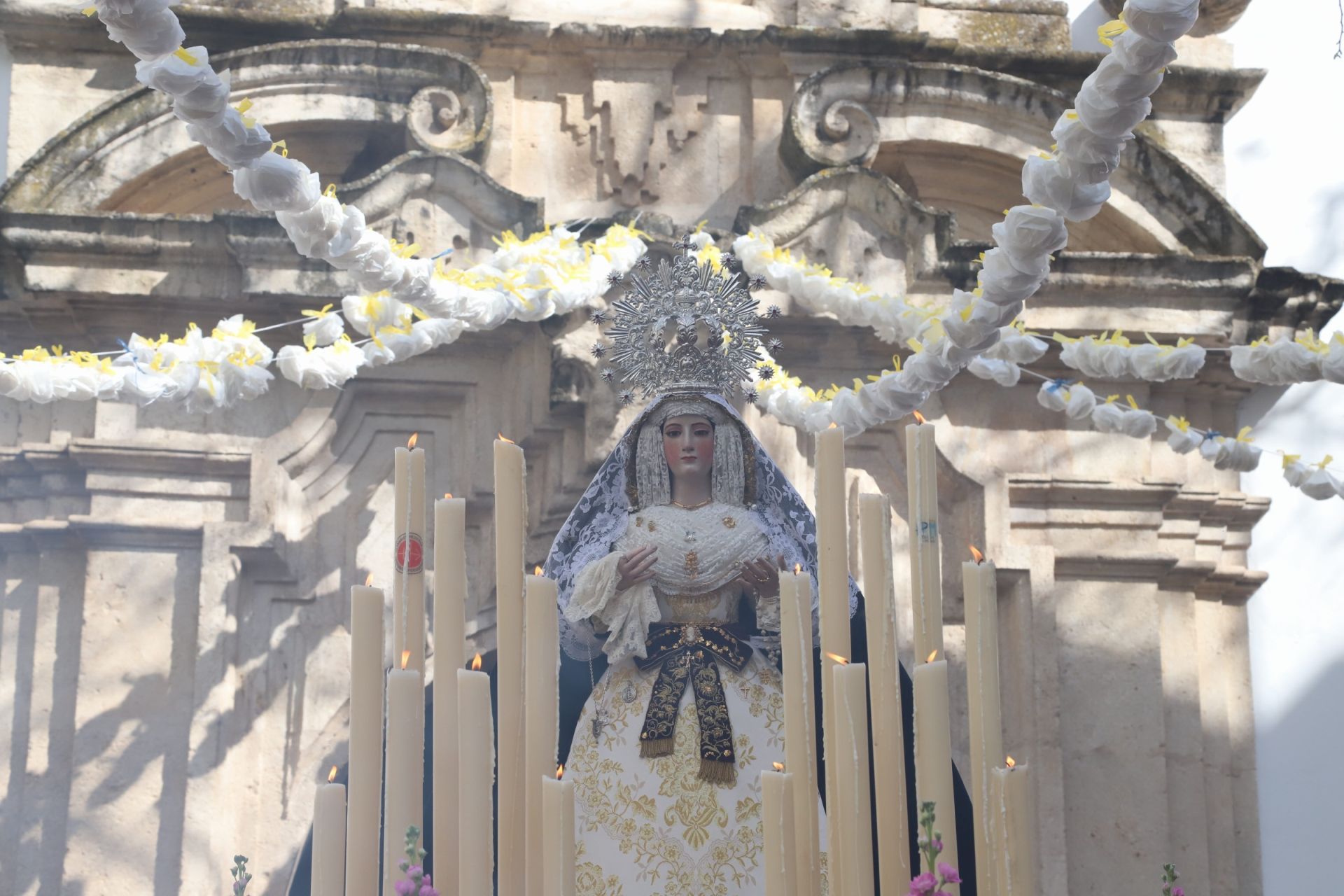 La tradicional procesión del colegio de la Piedad de Córdoba, en imágenes