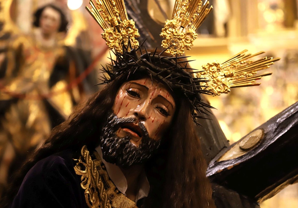 Jesús Caído, en un vía crucis