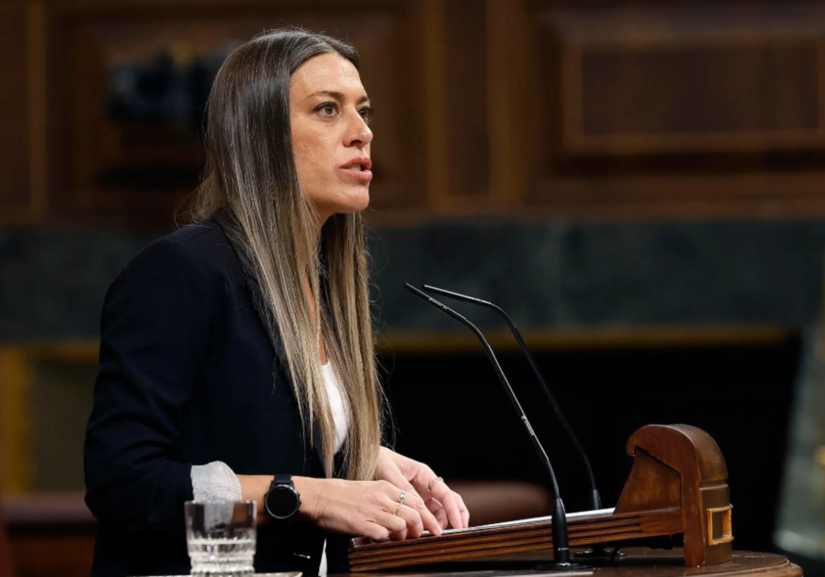 La portavoz de Junts en el Congreso, Miríam Nogueras