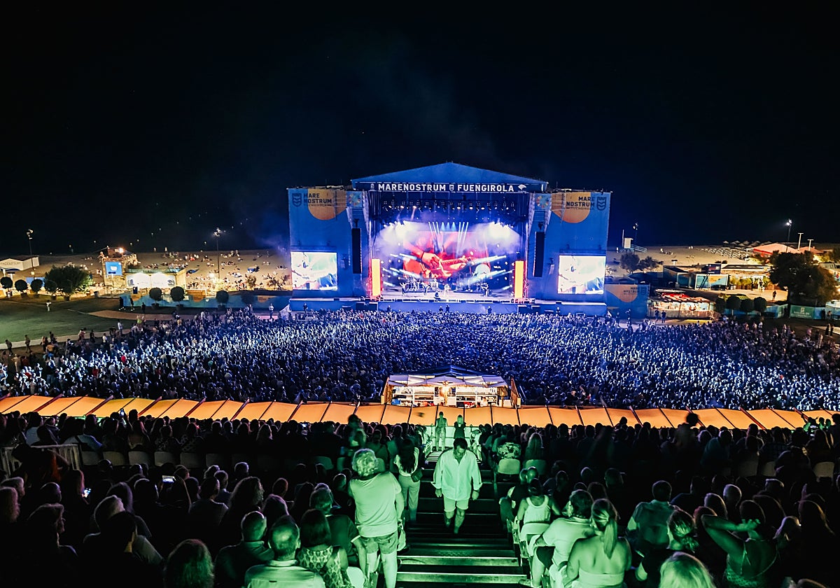 Imagen de un concierto de Juan Luis Guerra en el Marenostrum