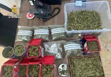 Detenido en Brihuega tras incautarle 1,8 kilos de marihuana y varias cantidades de cocaína, éxtasis y hachís