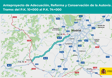 Casi 450 millones de euros para el tramo de la A-5 entre Madrid y Maqueda