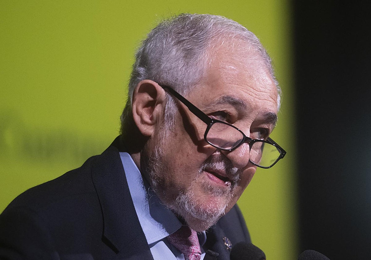 Cándido Conde-Pumpido, presidente del TC, el pasado lunes