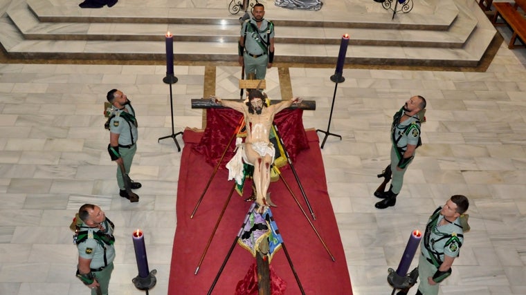 Custodia del Cristo de la Buena Muerte en El Parador de Roquetas de Mar