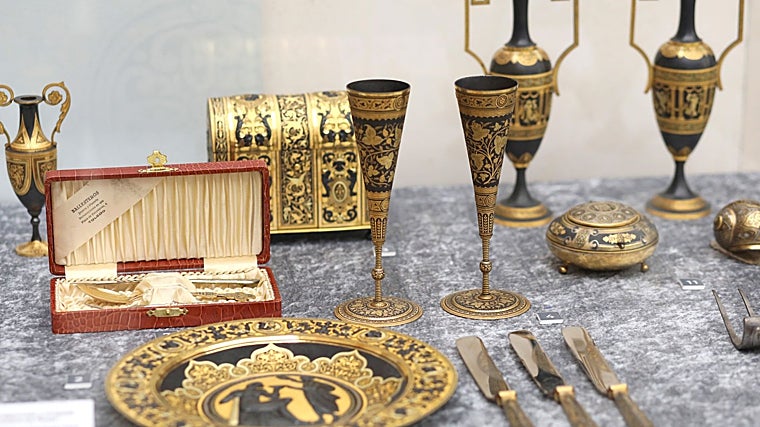 Algunas de las piezas que se exponen en esta muestra que se podrá visitar hasta el mes de junio