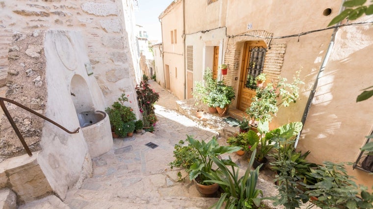 Imagen de una calle de Bocairent