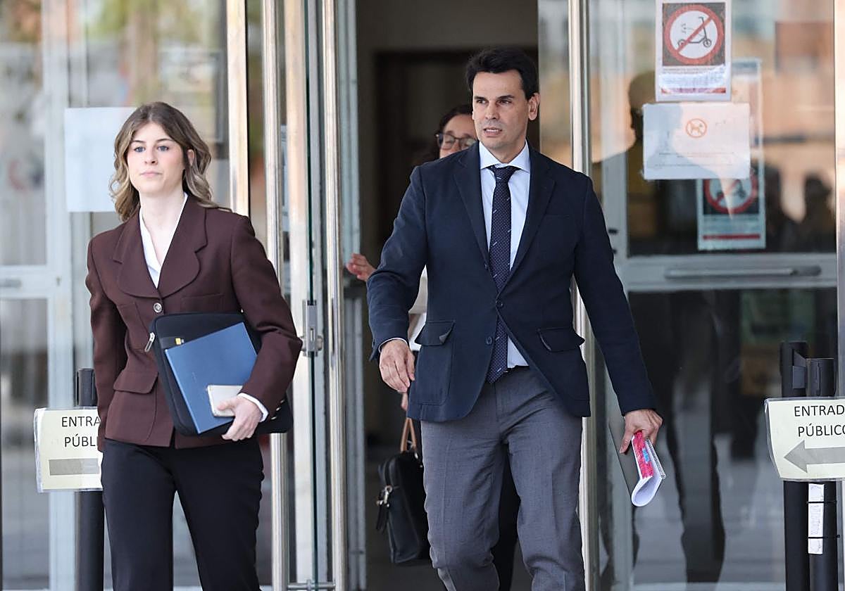 González Amador, esta semana, a la salida de los juzgados de Plaza Castilla