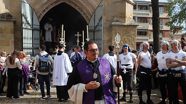 Ignacio Sierra, consiliario de la Bondad, el día de la procesión