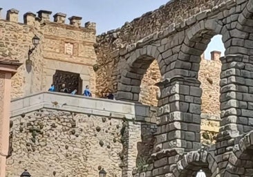 Muere un turista tras caer desde un mirador del Acueducto de Segovia
