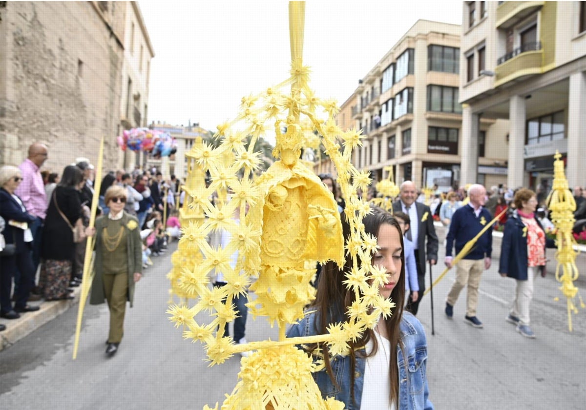 Imagen de la Procesión de las Palmas en el Domingo de Ramos en Elche difundida por el Ayuntamiento