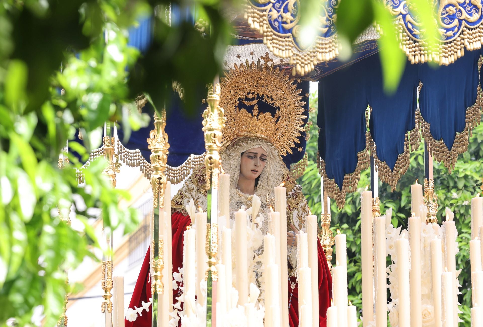 La ilusionante salida de la Borrquita el Domingo de Ramos en Córdoba, en imágenes