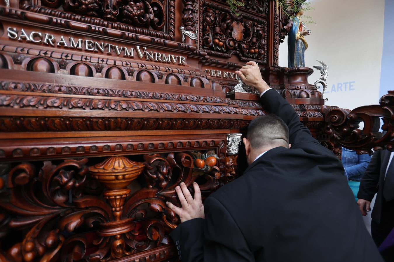 Las imágenes de la hermandad de la Agonía en el Martes Santo