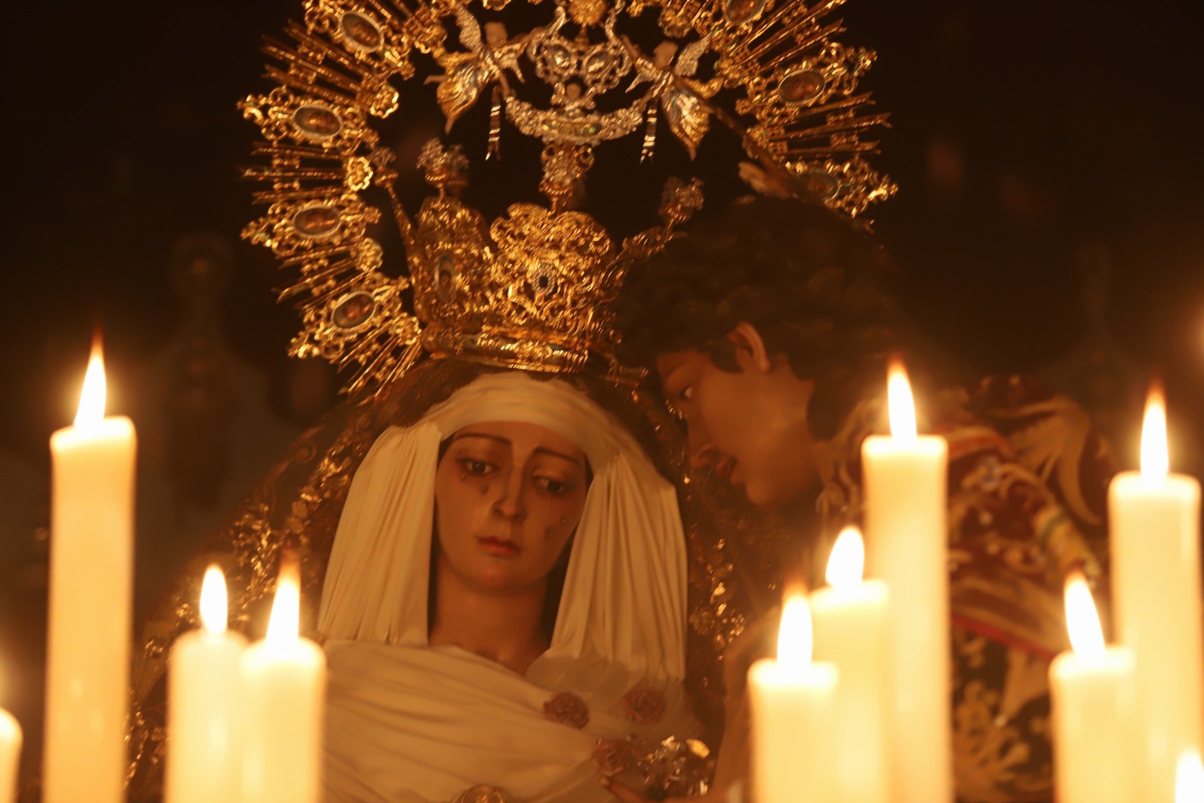 Las imágenes de la hermandad del Císter en Córdoba el Martes Santo