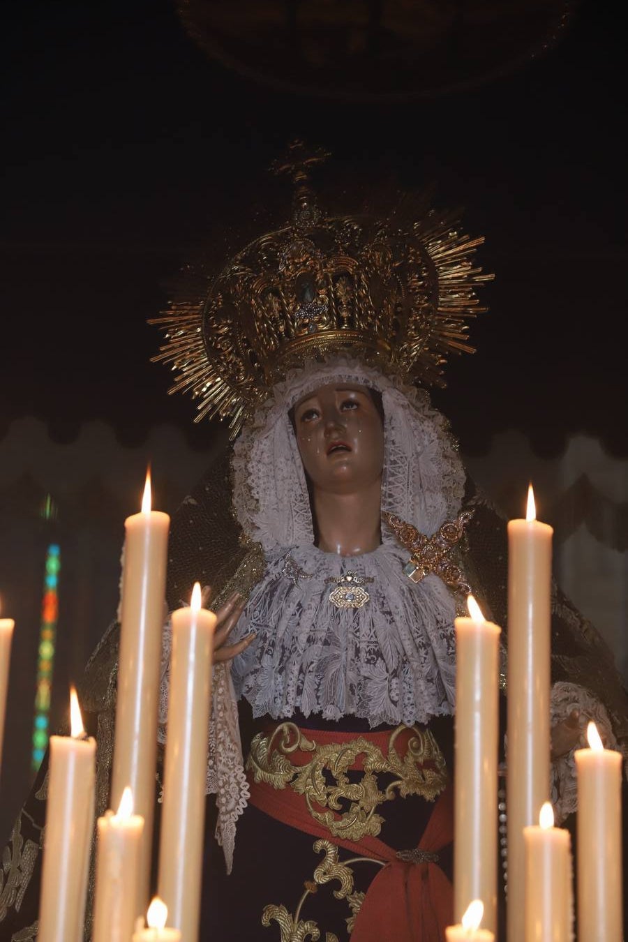 La hermandad del Calvario en el Miércoles Santo de Córdoba, en imágenes
