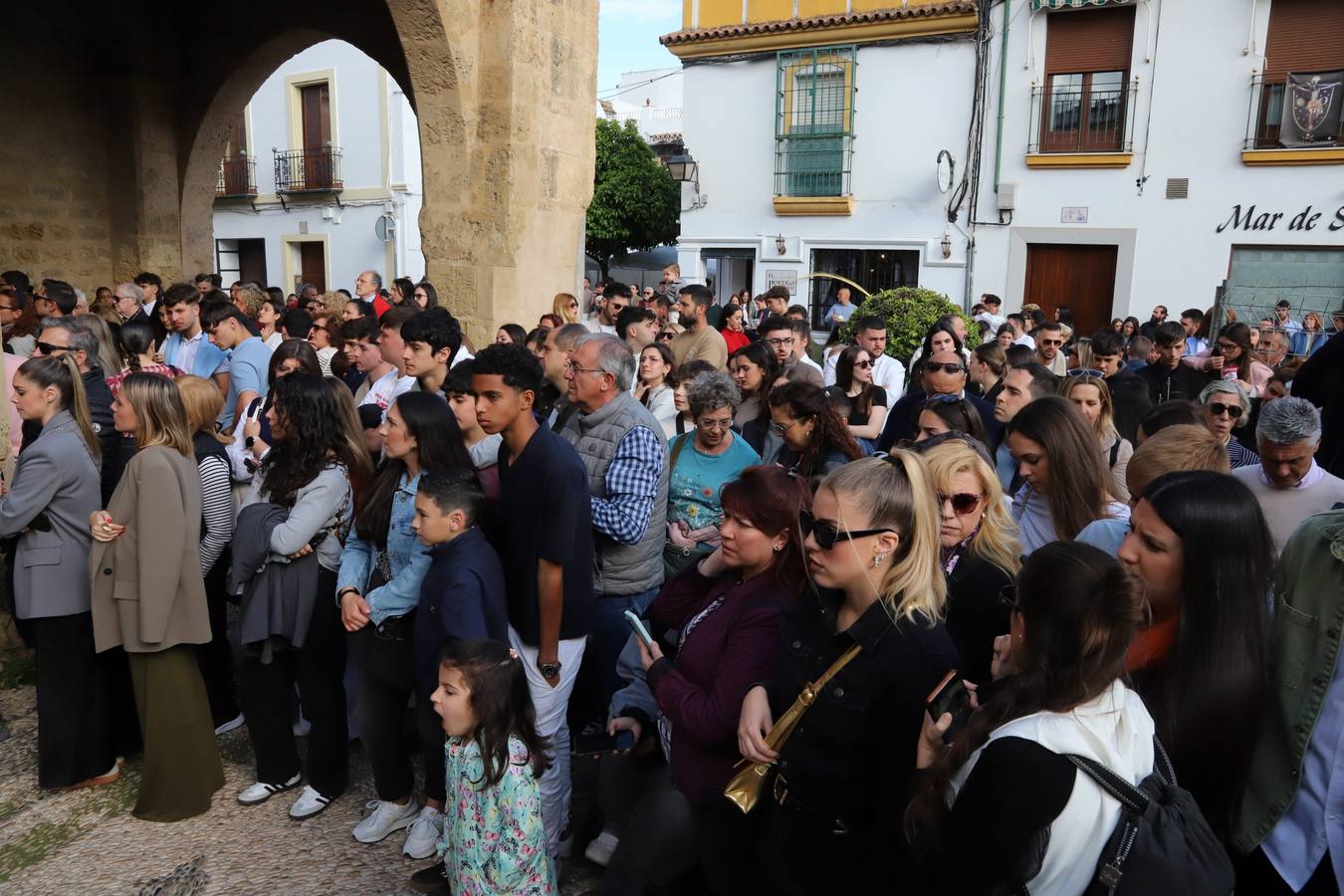 La hermandad del Calvario en el Miércoles Santo de Córdoba, en imágenes