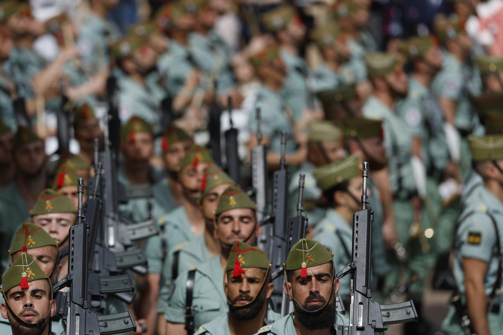 El desembarco de la Legión en Málaga con el Cristo de la Buena Muerte, en imágenes