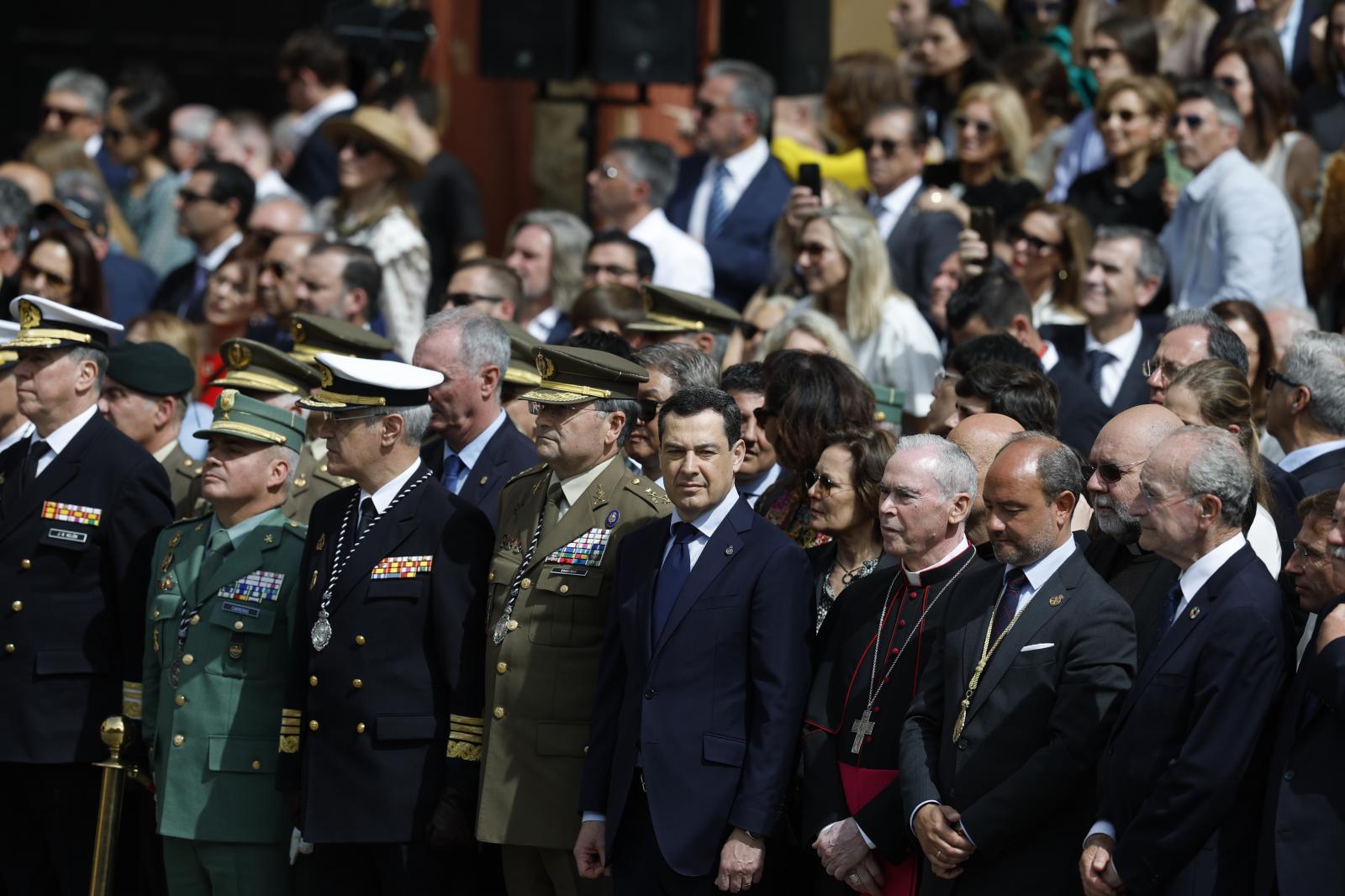 El desembarco de la Legión en Málaga con el Cristo de la Buena Muerte, en imágenes