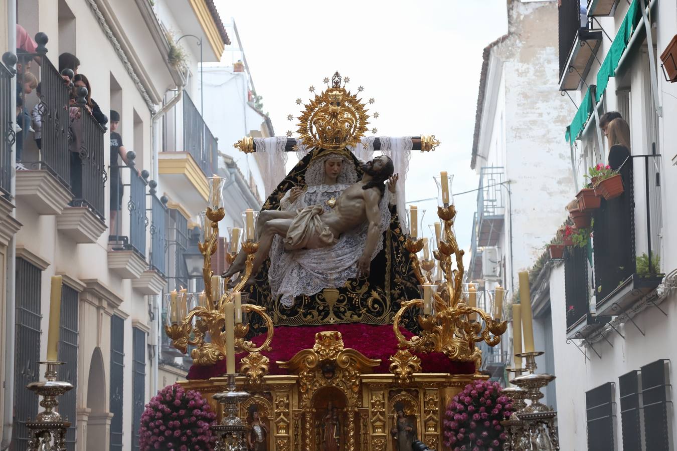 Las imágenes de la procesión de Las Angustias del Jueves Santo de Córdoba