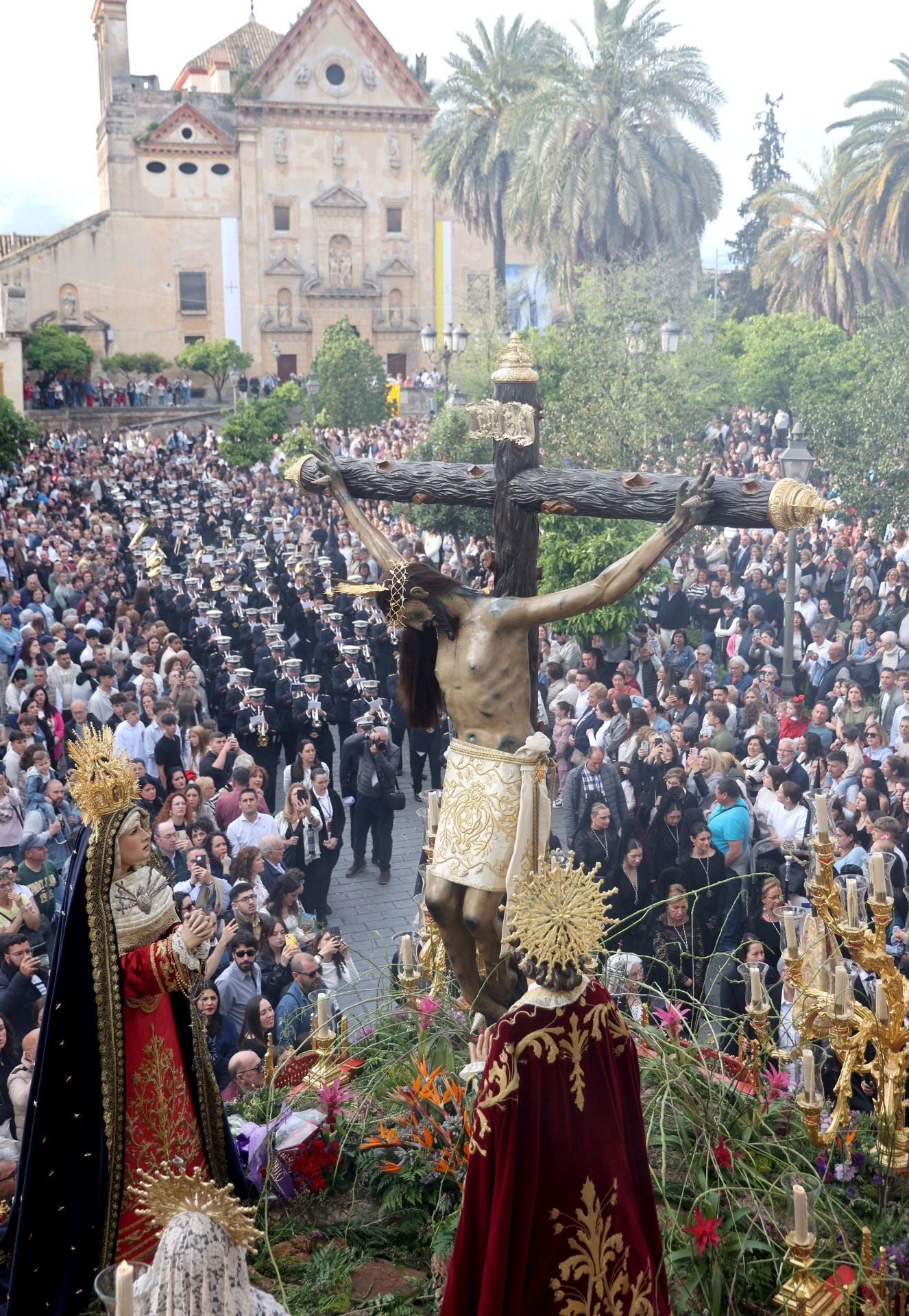 Las imágenes de la hermandad del Cristo de Gracia en el Jueves Santo de Córdoba