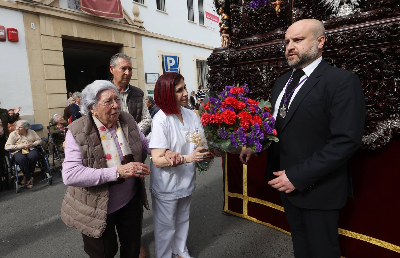 Las imágenes de la hermandad del Nazareno en el Jueves Santo de Córdoba