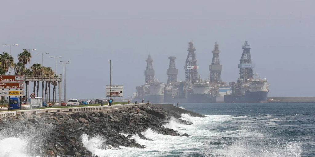 Declarada la prealerta por fenómenos costeros y vientos racheados en Canarias