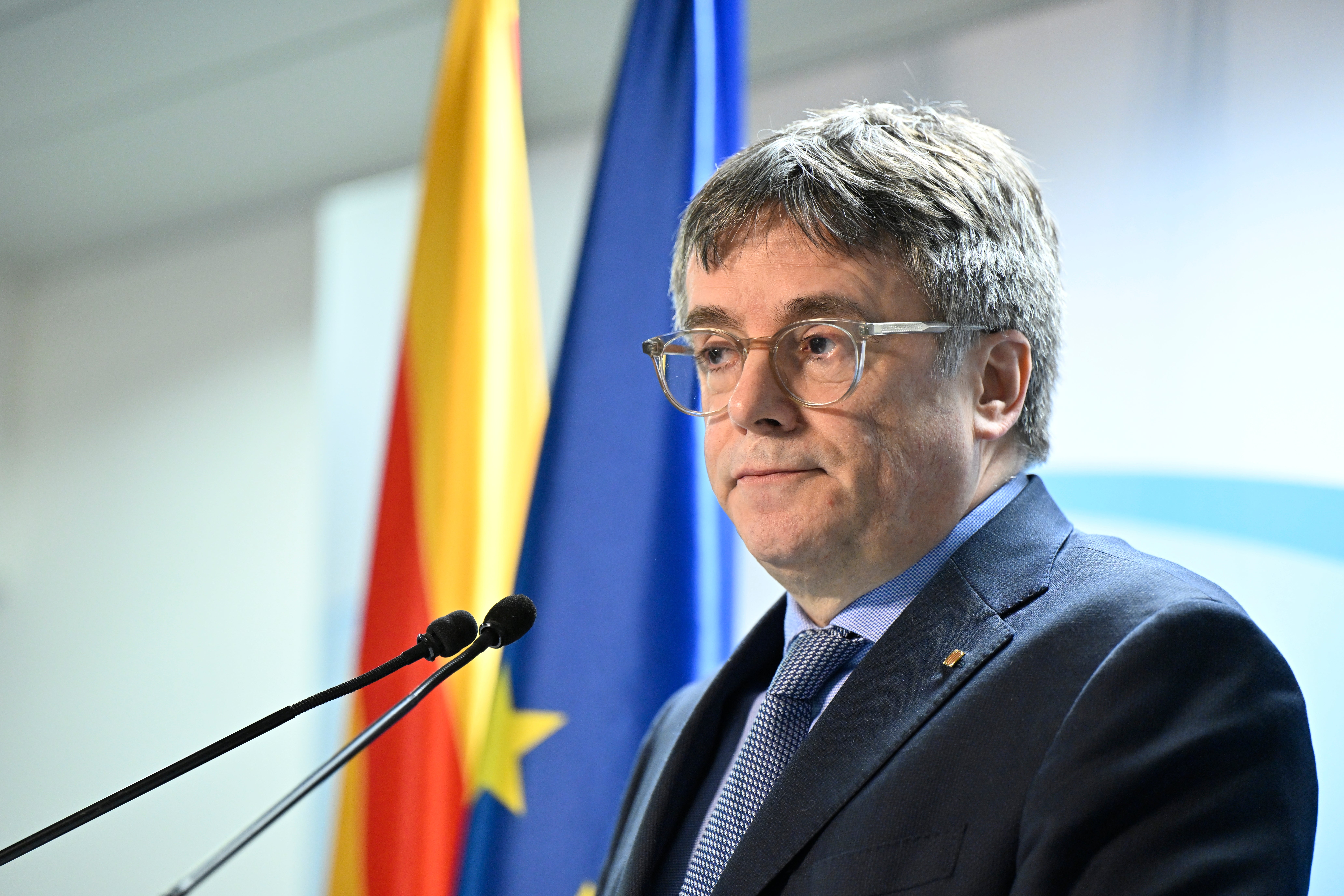 El expresidente de la Generalitat de Cataluña Carles Puigdemont