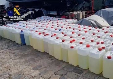 Intervenidos 13.700 litros de combustible en Huelva para abastecer embarcaciones del narcotráfico