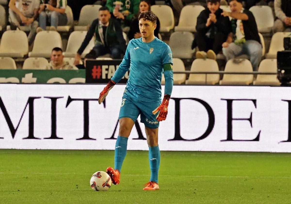 Carlos Marín durante un partido esta temporada en El Arcángel