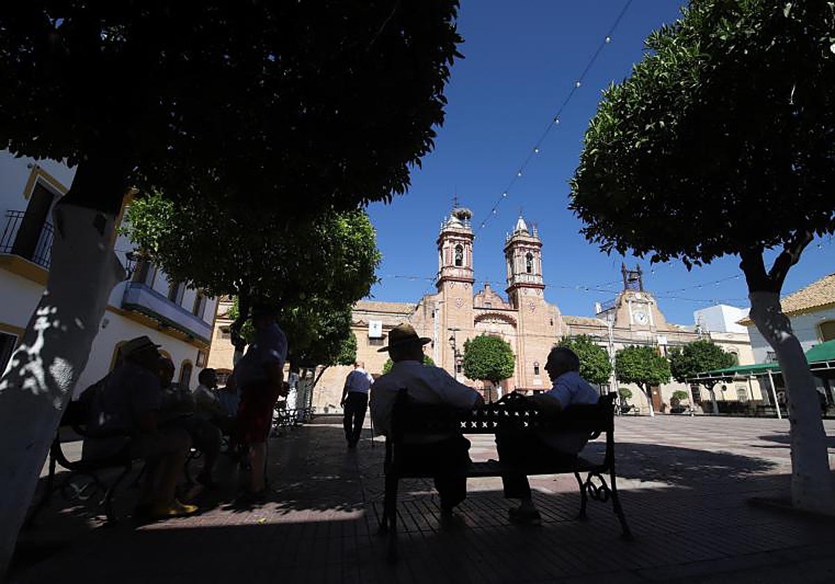 Plaza del municipio de Fuente Palmera en una imagen de archivo