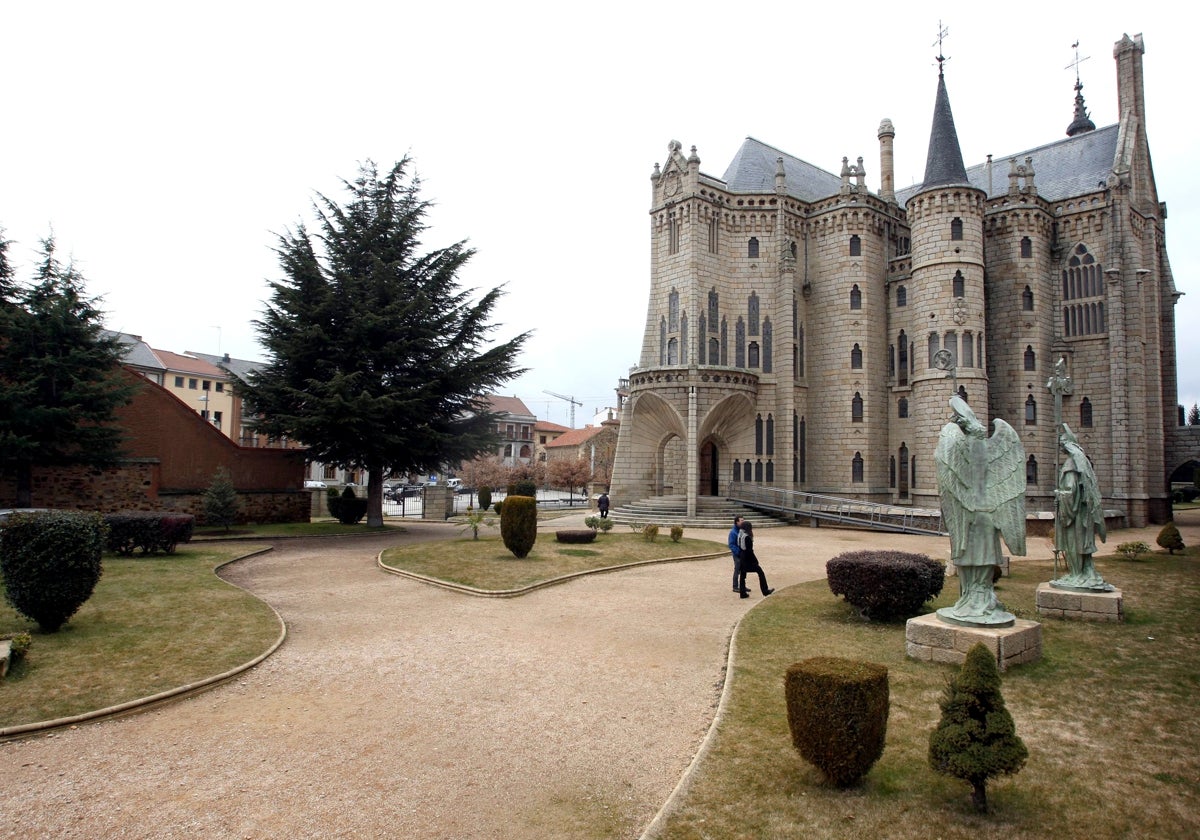 Palacio episcopal de Astorga (León), en una imagen de archivo