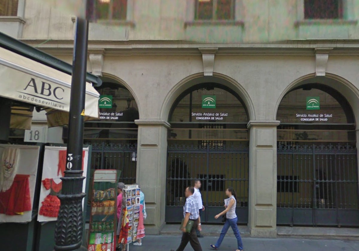 Sede del Servicio Andaluz de Salud en Sevilla