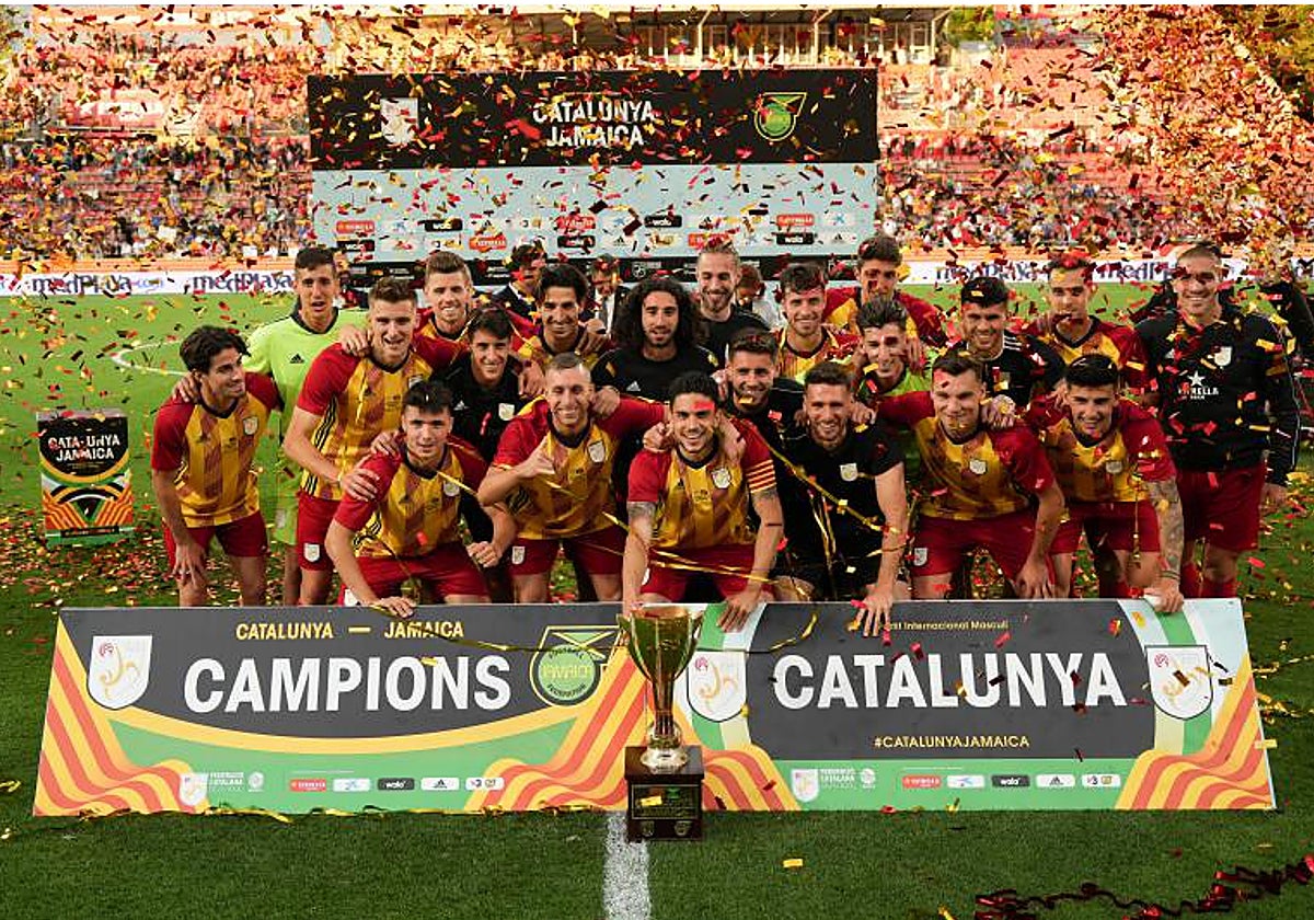 Partido de la selección catalana, en 2022