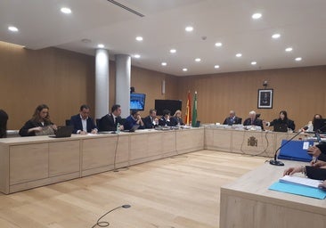 Sala de vistas del juicio del caso saqueo del Córdoba CF