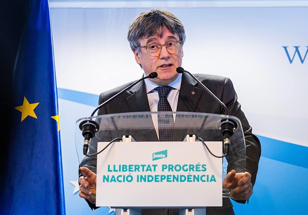 El líder de Junts, Carles Puigdemont