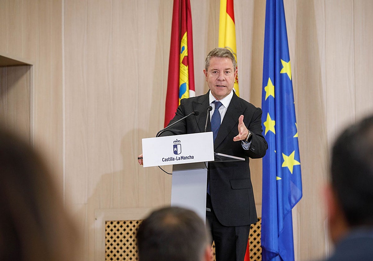 Emiliano García-page, presidente de Castilla-La Mancha