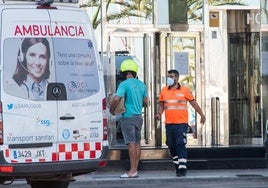 Un hombre se pega un tiro en la cara después de discutir con su mujer en Ibiza