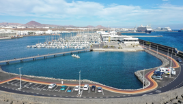 El puerto de Arrecife acoge un 24% más de llegada de cruceristas, superando los 250.000 pasajeros