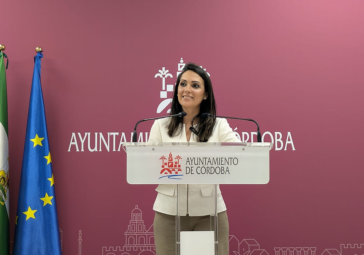La concejal del PSOE en el Ayuntamiento de Córdoba Mamen González