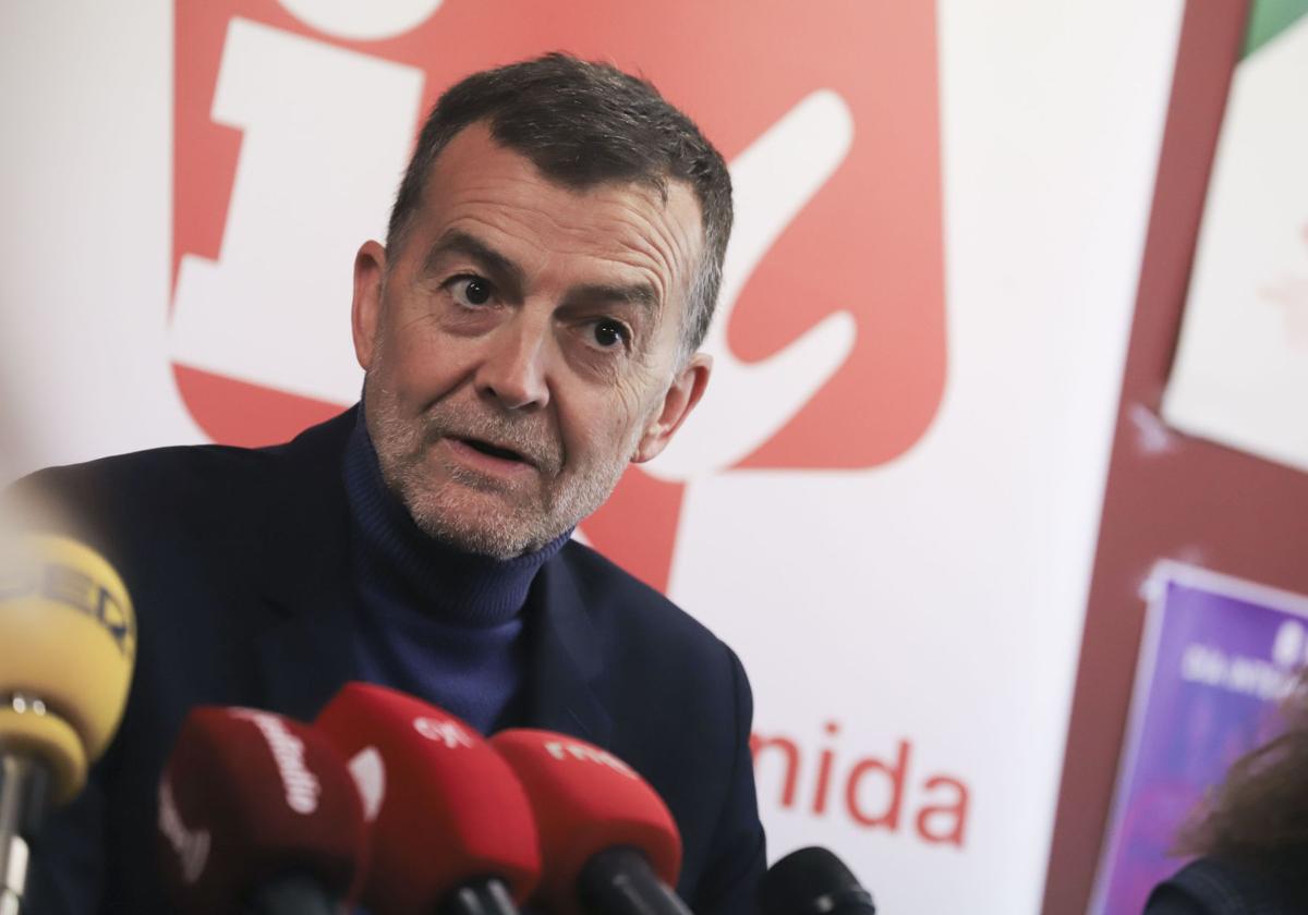 El coordinador federal de Izquierda Unida, Antonio Maíllo