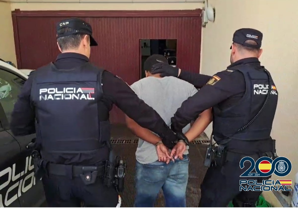 Imagen de la detención del prófugo