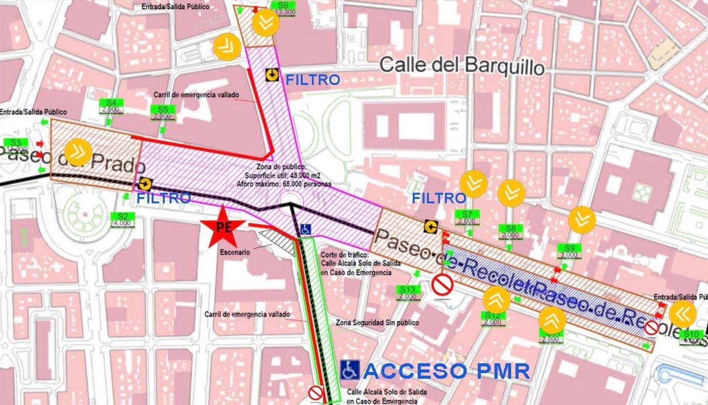 Accesos a la III Fiesta de la Resurrección