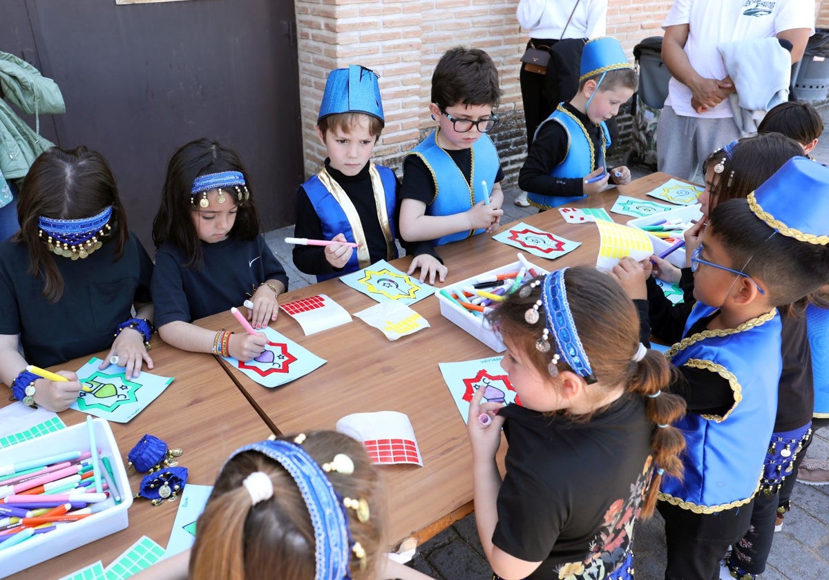 Los niños de Infantil en el taller de Astronomía del colegio Tavera de Toledo