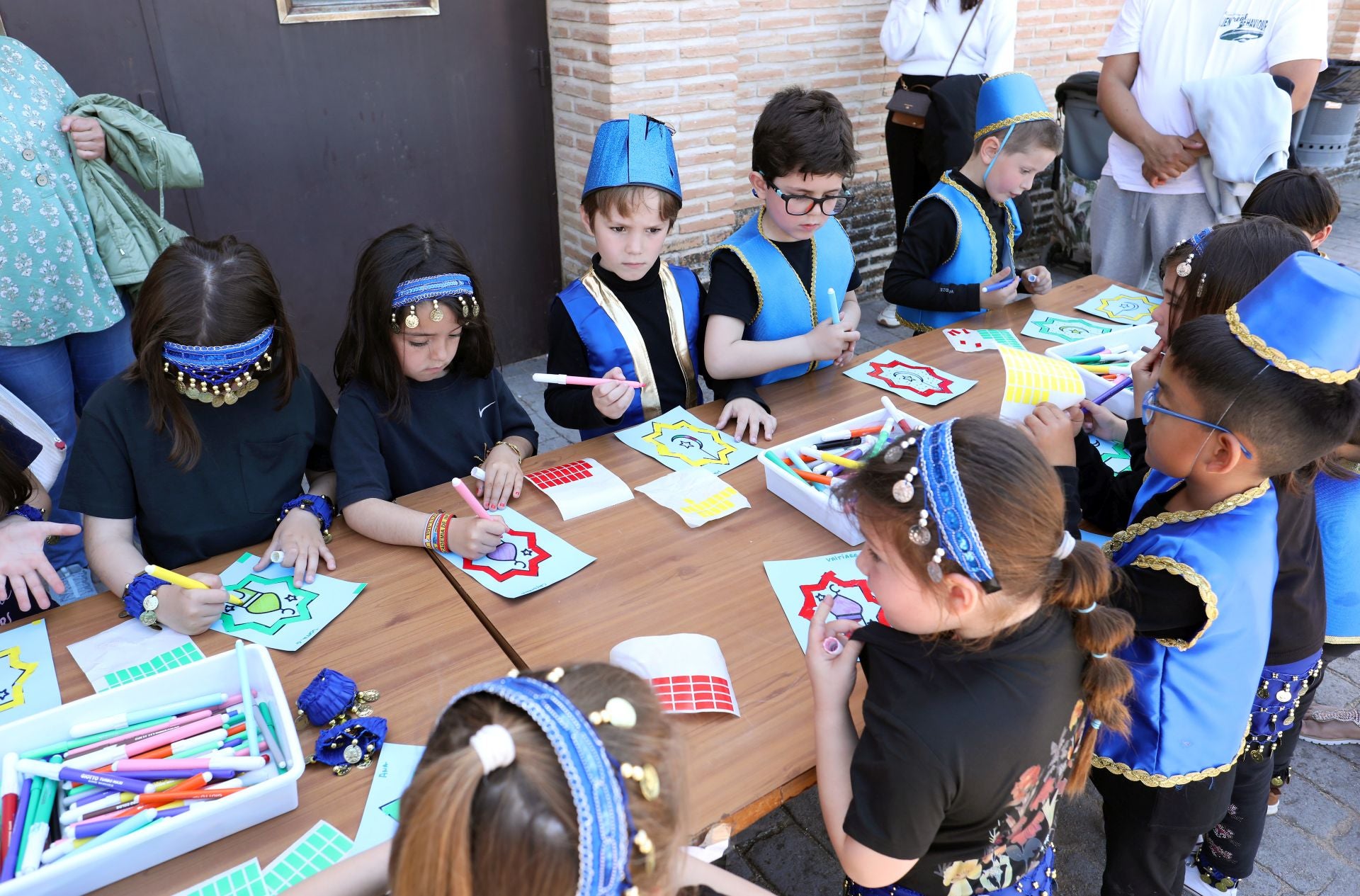 Los pequeños musulmanes del colegio Tavera, en imágenes