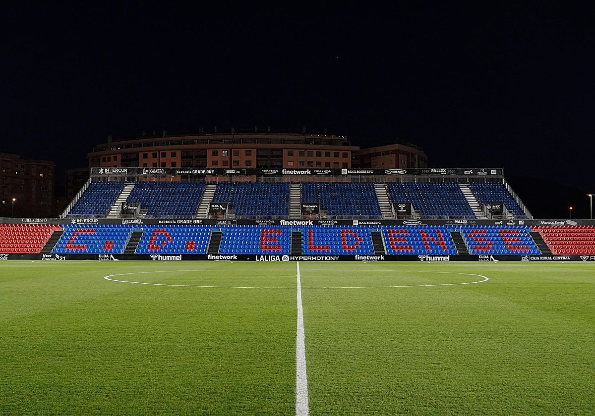 Vista general del estadio Pepico Amat, donde se jugará el Eldense-Córdoba