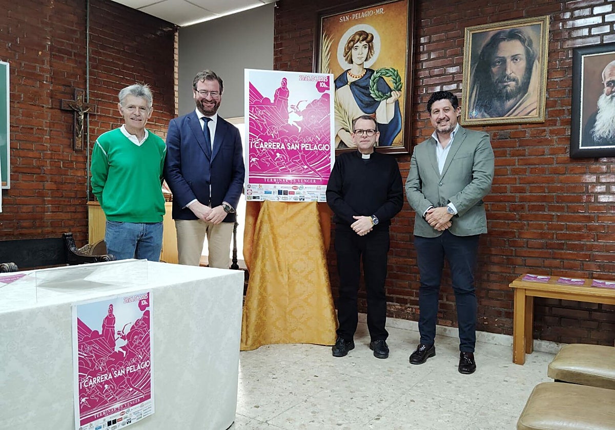 Presentación de la carrera, en la parroquia de San Pelagio