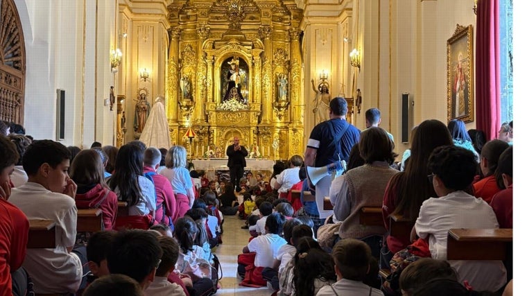 El colegio Medalla Milagrosa de Toledo peregrina a la basílica del Santísimo Cristo de la Vera Cruz de Urda