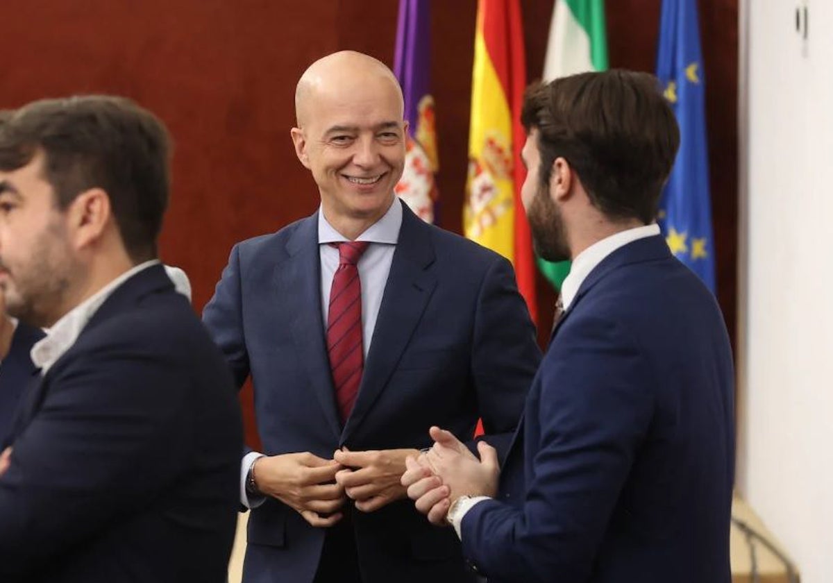 Francisco Triviño, el día en que se dieron a conocer los nombres de pregoneros y cartelistas, en noviembre
