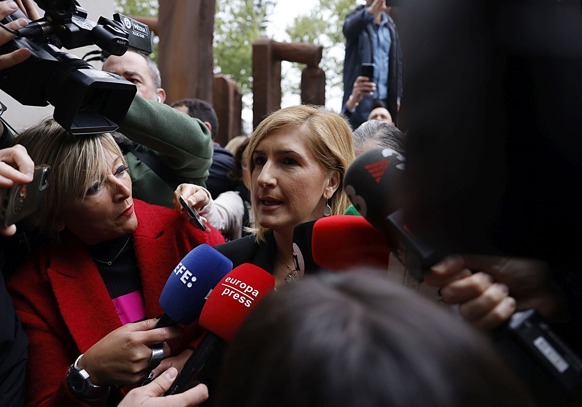 Imagen de archivo de Salomé Pradas en la Ciudad de la Justicia de Valencia