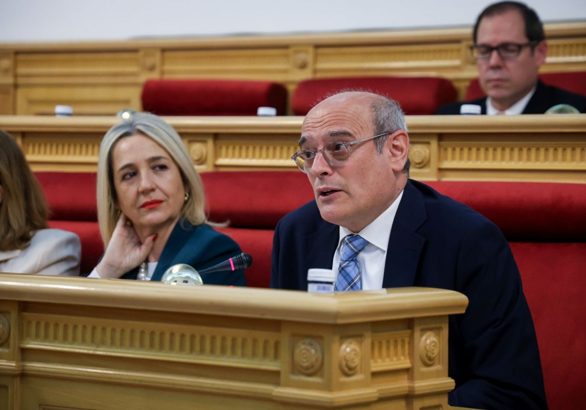 Inés Cañizares y Juan Marín, concejal autor de la moción